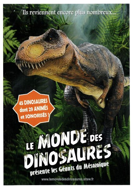 Exposition Le Monde des Dinosaures